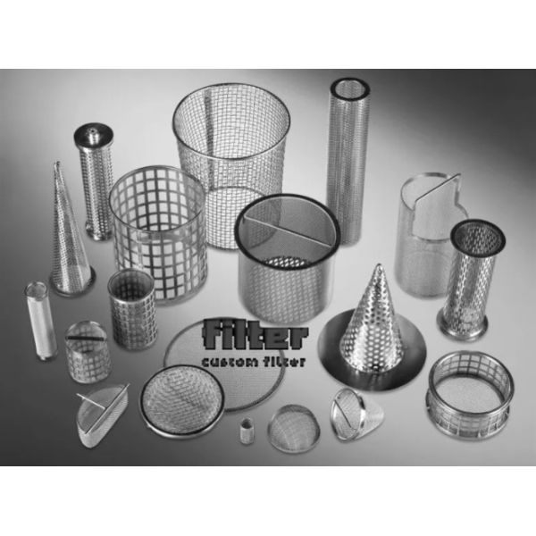 Buy Custom SS304 316 Wire Mesh Cylinder Filter 2x2 Mesh- 500x2500 Cylinder Filter Mesh at wholesale prices