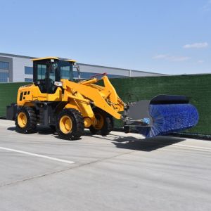 Front Mounted Snow Sweeper Loader Machine Efficient Multiple Models