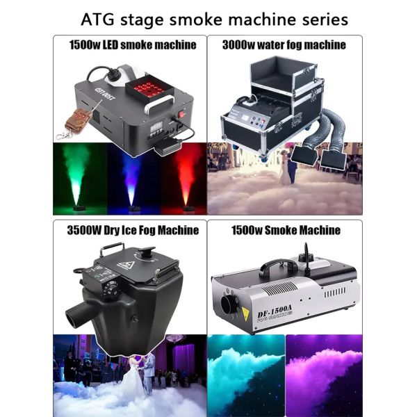 DMX512 Control 1500W Smoke Fog Machine for Stage Lighting at Wedding Party
