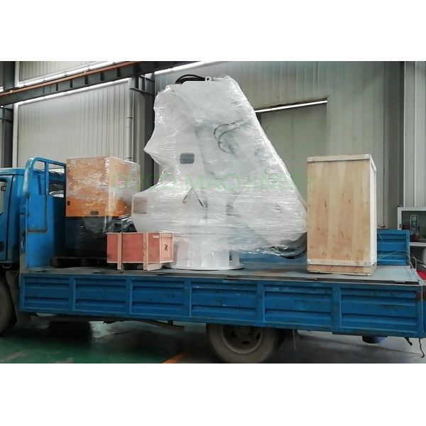 Marine 1T10M C5M Painting Knuckle And Telescopic Boom Pedestal Crane