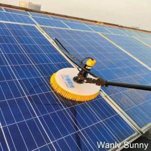 5.5m Telescopic Pole Mobile Handheld Battery Power Solar Cleaning Rotary Brush