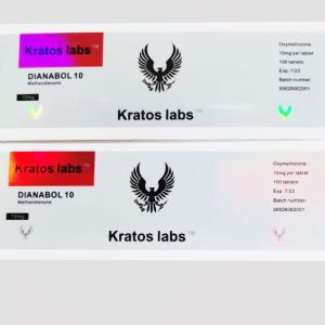 Waterproof Die Cut Hologram Medication Label Stickers