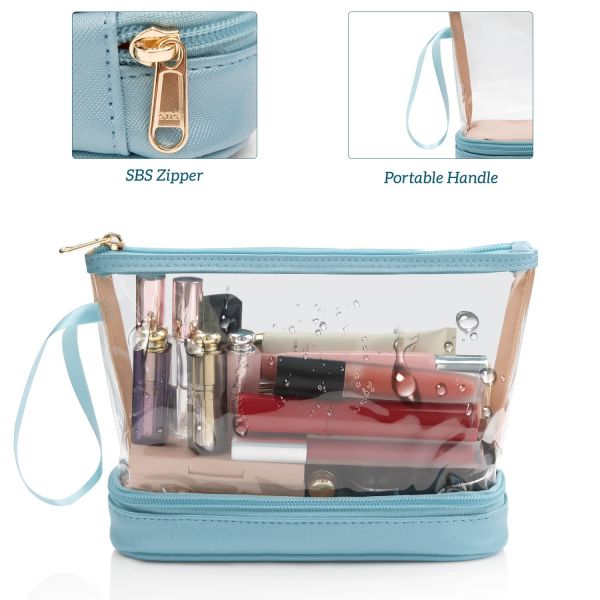 Buy High Quality Waterproof Cosmetic Bag Toiletry Bags With Zipper at wholesale prices