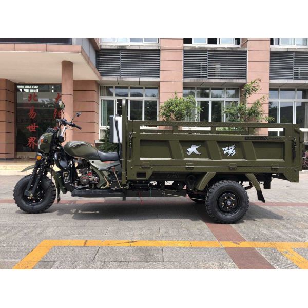 2022 200/250/300cc Tricycle Cargo Bike with Gasoline Engine and 2*1.3m Cargo Box Size