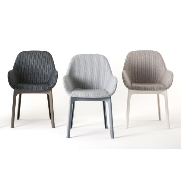 Buy Clap Padded armchair / Clap Padded armchair - Fabric & plastic legs - Kartell at wholesale prices