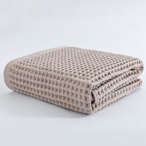 Soft Cotton Waffle Weave Blanket 1pc Quantity Washed and Dyed Perfect for Baby