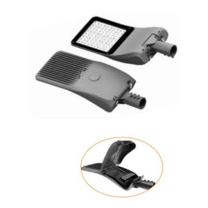 CE EMC LVD RoHS CB ENEC listed Tempered Glass LED Street Light 100W 140lm/w IP66