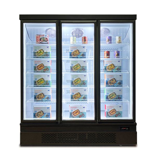 Buy Customization Commercial Display Freezer Multi Glass Door Bottom Mount at wholesale prices