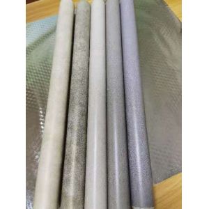 Waterproof Adhesive Cement Effect Wallpaper Removable White Concrete Effect