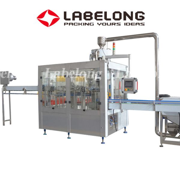 PET / Glass Bottle Liquid Bottling Machine For Juices Mineral Water Purified