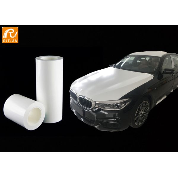 Buy White Color Automotive Protective Film Polyethylene Material Medium Adhesion at wholesale prices