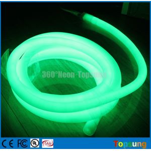 25m roll green pvc 360 degree led neon flex for bridge