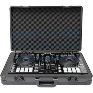 China Aluminum DJ Case Flight Case For DJ Controller Matte Black on sale