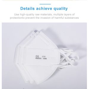 5 Layer Kn95 NonWoven Fabric Mask Disposable 3D Cup Shape