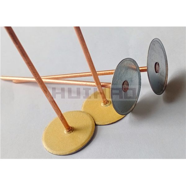 Buy Copper Plated Mild Steel Cuphead Weld Pins For Insulation 2.7mm at wholesale prices