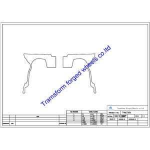 China TM167001 16 inch*7J inch width Aluminum alloy forging wheels blanks machined monoblock 16 inch off road wheels on sale