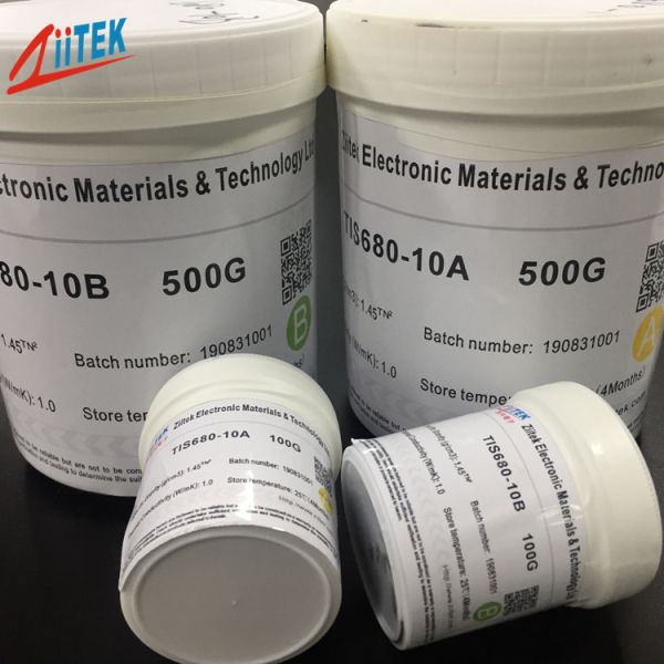 Hardeness 65 Shore A TIS™680-12AB Two Parts Thermal Conductive adhesive 1.2W/mK For LED Light Potting