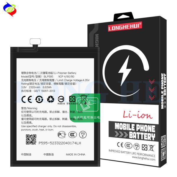Buy Popular OEM lithium battery 2320mah replaceable phone battery BLP595 for OPPO R7 R7 Lite at wholesale prices