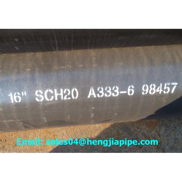 Buy A333-6 Seamless pipes wall thickness SCH20 at wholesale prices