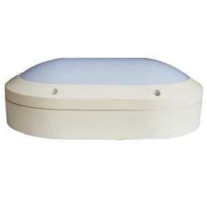 IP65 Oval LED Bulkhead Light Wall Mounted Cool White 240V For Outdoor Lighting