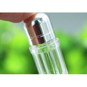 Cylinder 11mm Capsule Packaging Bottles With Metal Cap