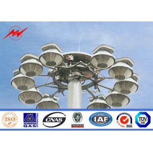 30m auto lifting system specification High Mast Pole with 400w HPS lights