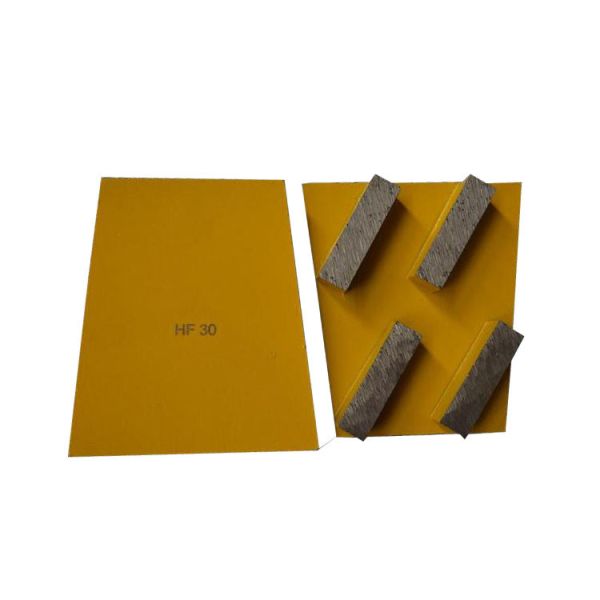 Buy 4 Segment Diamond Grinding Tools Wedge Block For Terrazzo / Granite Floor at wholesale prices