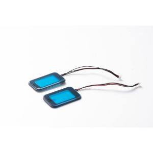 China Industrial Coated Glass Display Panel With Wire Film Protection on sale