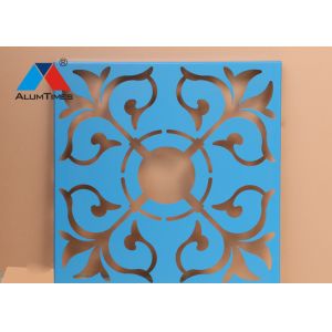 China Laser Cut Exterior Aluminum Decorative Wall Panel With PVDF Coating Powder Coating on sale