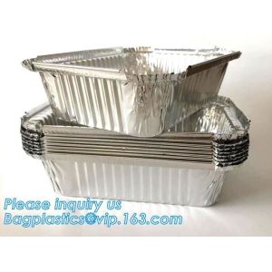 Popular household kitchen food packing aluminum foil container/pan/tray