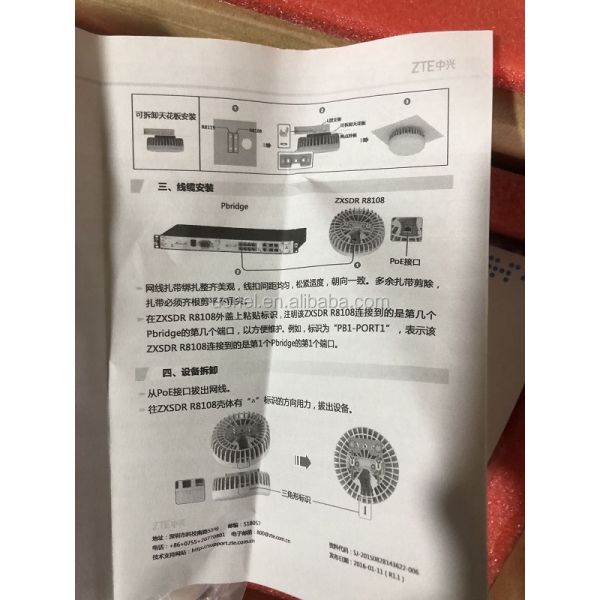 ZTE ZXSDR R8108-F851821 PB1000 with PB1120A CDMA FDD ZTE Pico RRU Small Cell RRU8108 PRRU8108