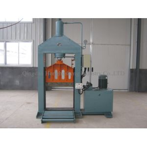 Vertical Hydraulic Guillotine Rubber Bale Cutter Single Blade Plastic Cutting