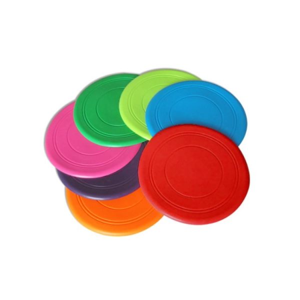 Buy 18cm Diameter Pet Play Toys Silicone Material Flying Disc For Dog Training at wholesale prices