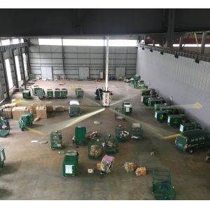 24FT Pmsm Air Vent Commercial Garage HVLS Ceiling Fan