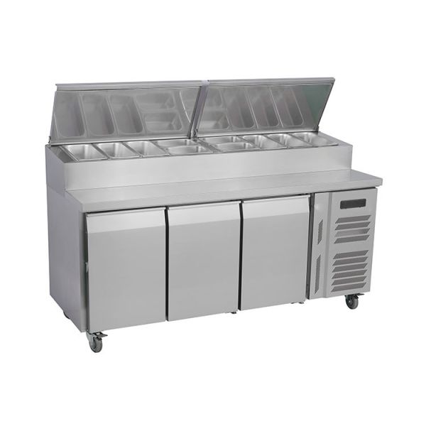 Buy 3 Doors Refrigerated Pizza Prep Table at wholesale prices