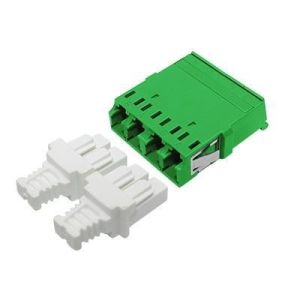 Green LC Fiber Optic Adapter Singlemode With Good Wearability