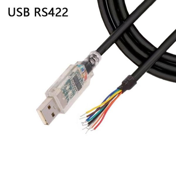 Buy Industrial Custom Wire Harness RS-422 Serial Protocol Cable USB-RS422-WE-1800-BT To Half-stripped Wire at wholesale prices