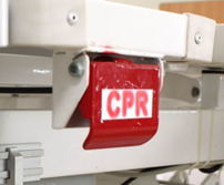 Hi Low Tilting Intensive Care Unit Bed Heavy Duty Hospital Bed Coated Steel