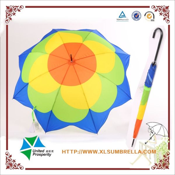 Buy BSCI J handle Straight Windproof Golf Umbrellas at wholesale prices