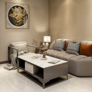 Modern Luxury Contemporary Wood Panel Support customization Coffee Tables