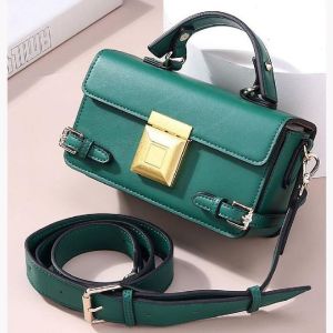 Single Shoulder Cowhide Genuine Leather Handbags With Thickened Bottom