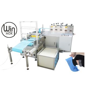 Dustproof 80pcs/Min Disposable Shoe Cover Manufacturing Machine
