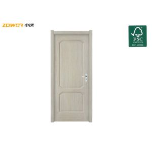 ISO9001 40mm Pine Residential HPL Paint Plain Wooden Door