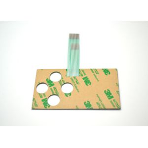 Flexible Multi Keys LED Membrane Switch With Glossy And Tactile Surface