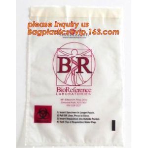 Biodegradable Biohazard Specimen Bag, Biohazard Specimen Transport Bag, Medical