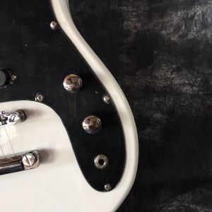 maple Scalloped Fingerboard Vintage white Yngwie Malmsteen Guitar Big Head ST