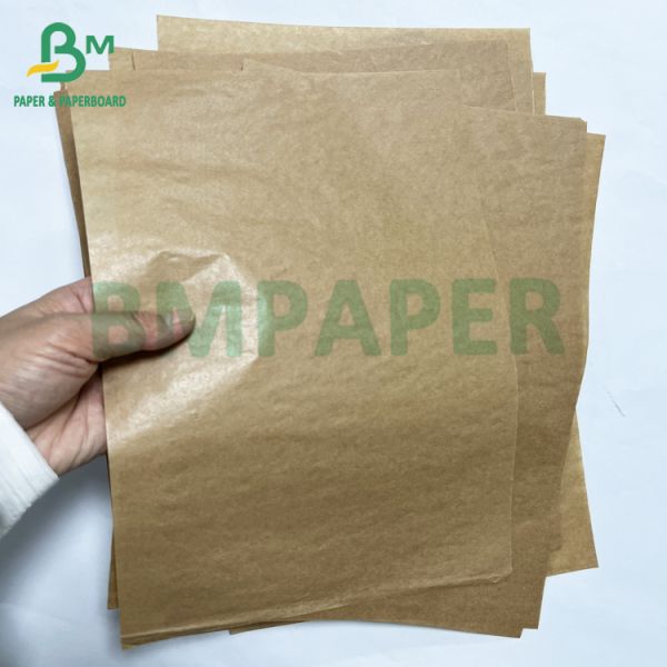 40grs food safe one side premium glossy brown sack kraft paper