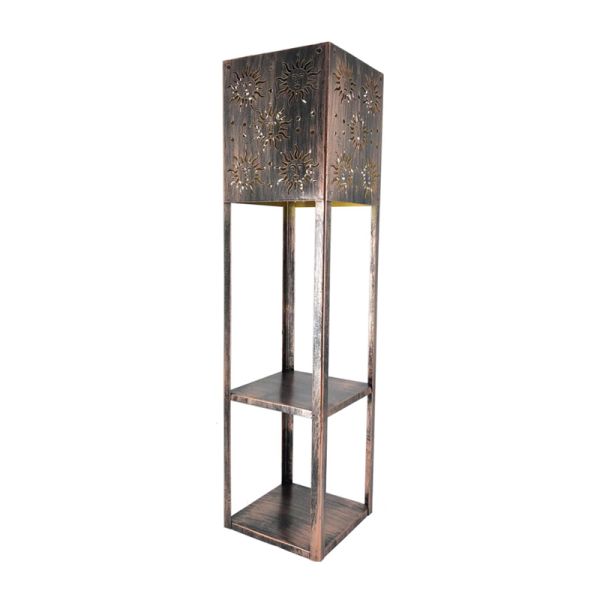 1000MAH Battery Capacity Solar Garden Sun Design Planter with LED Solar Flower Stand