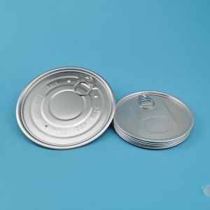 126mm 0.23mm Thickness Alu EOE Airtight Easy Open Can Lids