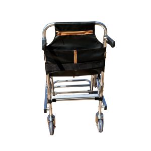 Foldable Thickened Aluminium Alloy Stair Stretcher With PVC Fabric 4 Wheels And